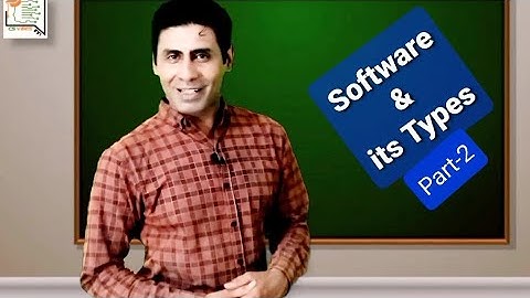 Computer Basics | Types of Software | Part-2 | Lecture#12 by Ajmal Qadeer Ahmed