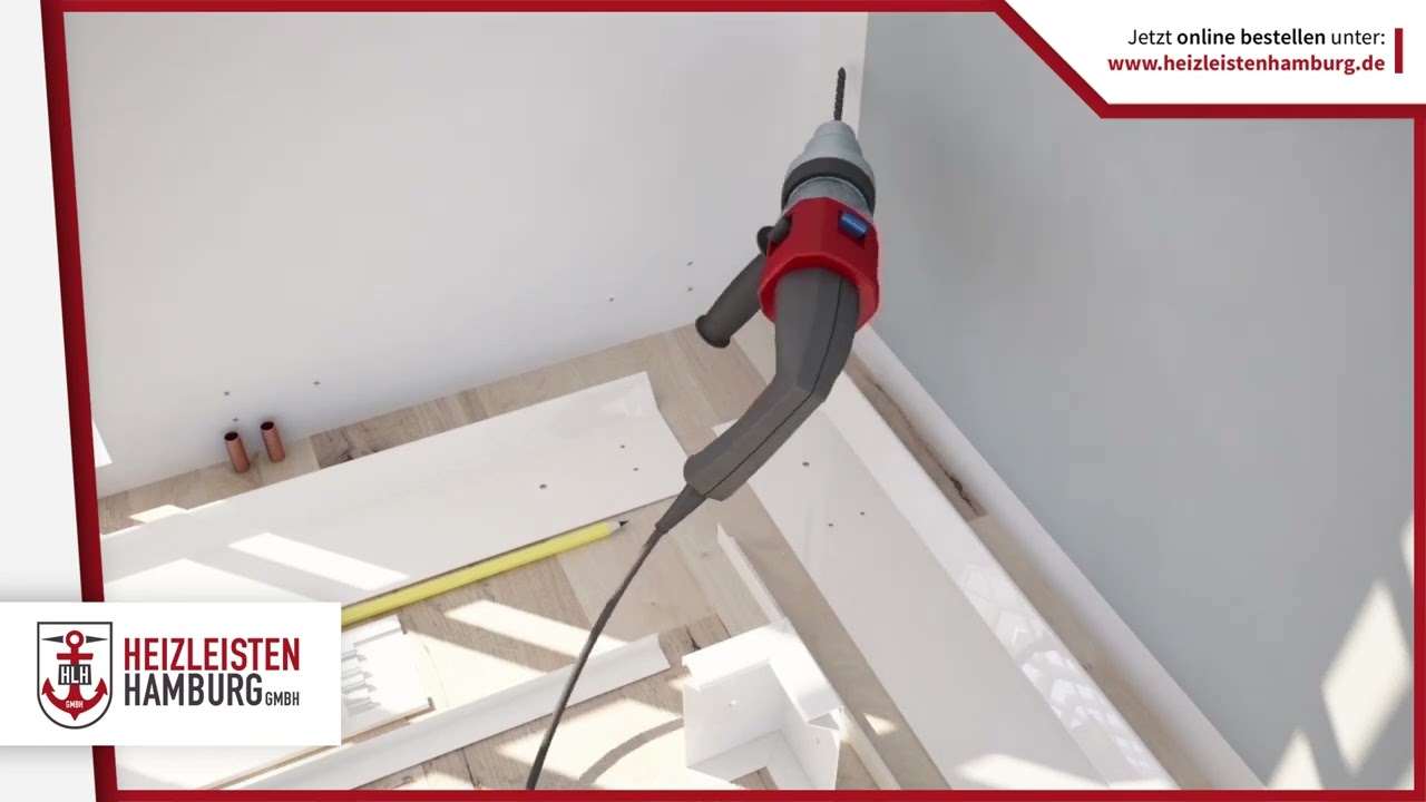 Funktion, Montage und Vorteile der Sockelheizleiste