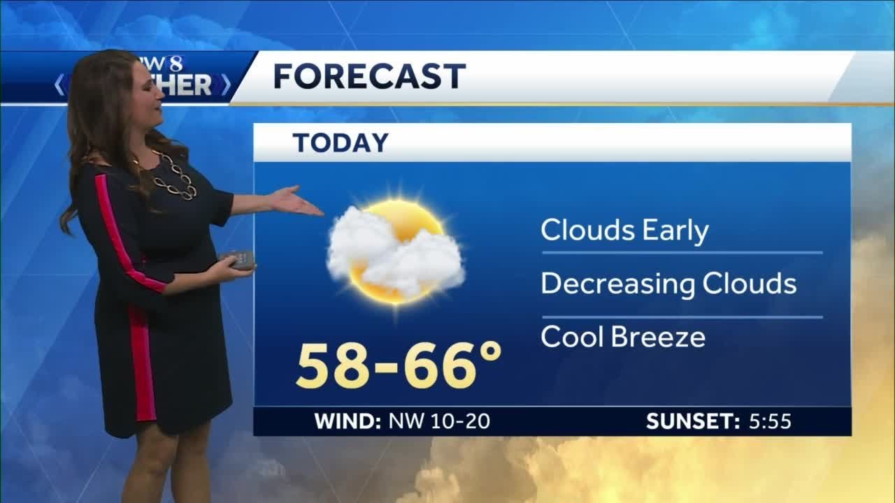 Cool, mostly cloudy Sunday before a warm up this week - YouTube