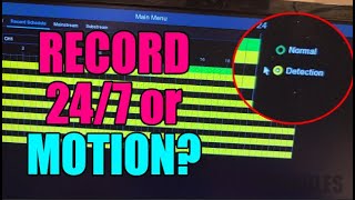 How To Set Continuous & Motion Recording: Swann Camera 4580 Tutorial