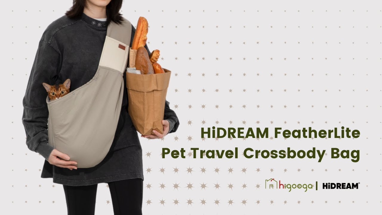 HiDREAM FeatherLite Pet Travel Crossbody Bag