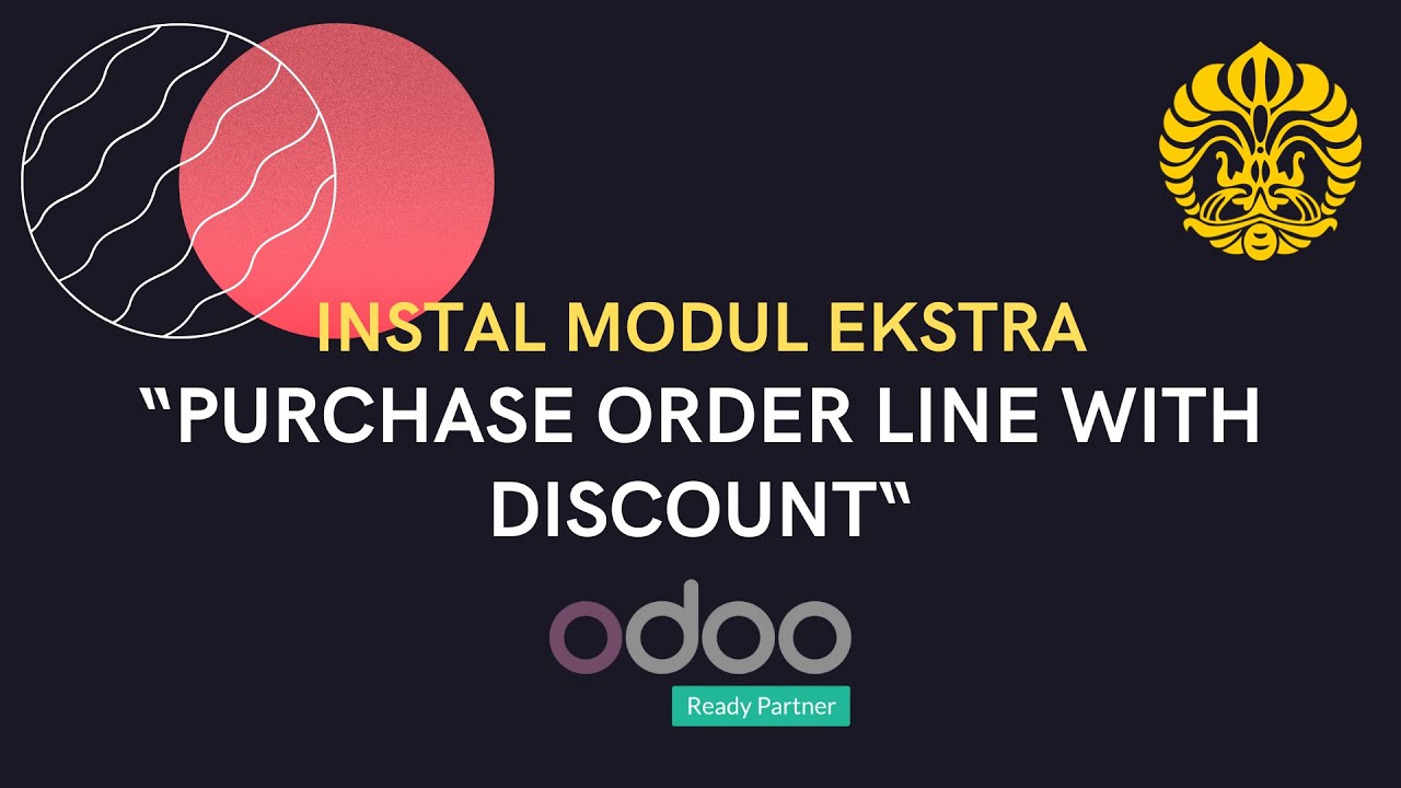 TUTORIAL INSTAL MODUL EKSTRA “PURCHASE ORDER LINE WITH DISCOUNT” ODOO 16 - Novie Rofilah Nendiya