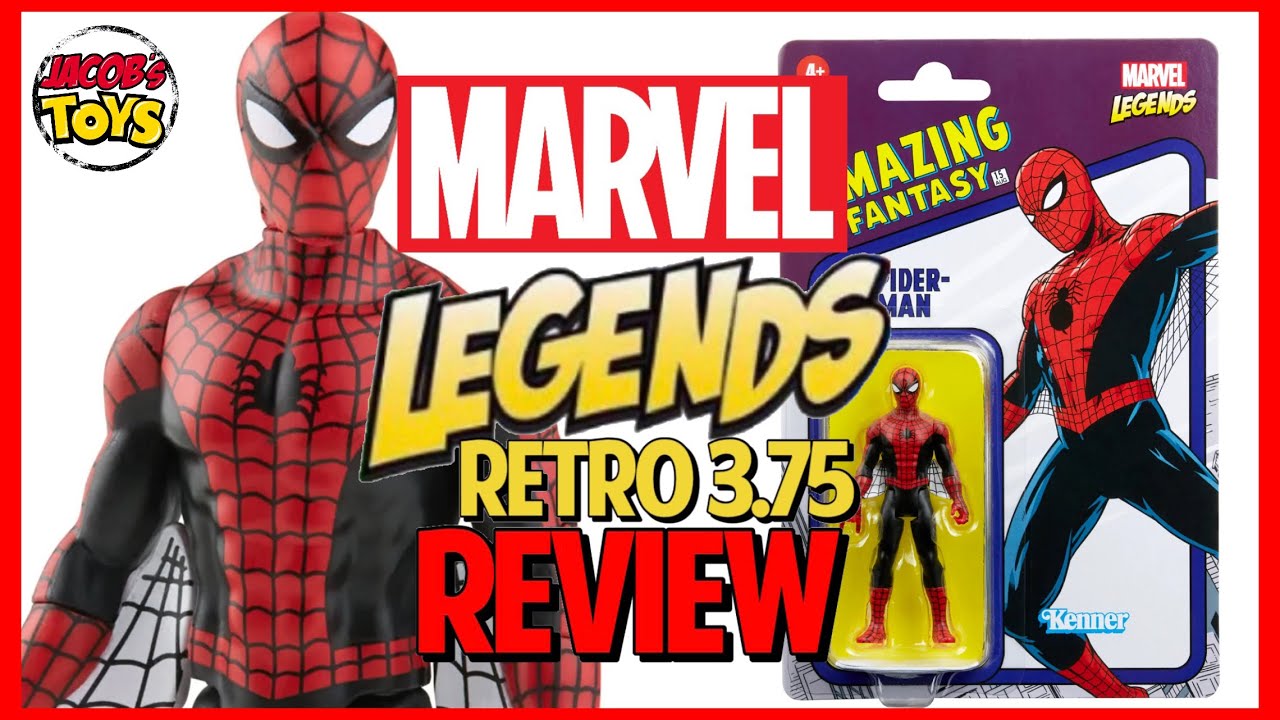 Marvel Legends Retro Amazing Fantasy Spider-Man Figure Kenner 3.75