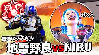地雷過ぎる野良と6連続でマッチングしてしまい精神崩壊しながらスーパーキャリーするNIRU【APEX LEGENDS】