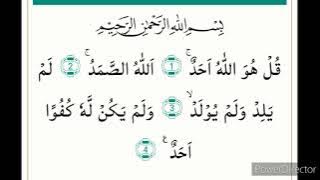 Surah Al-Ikhlas Metode Wafa