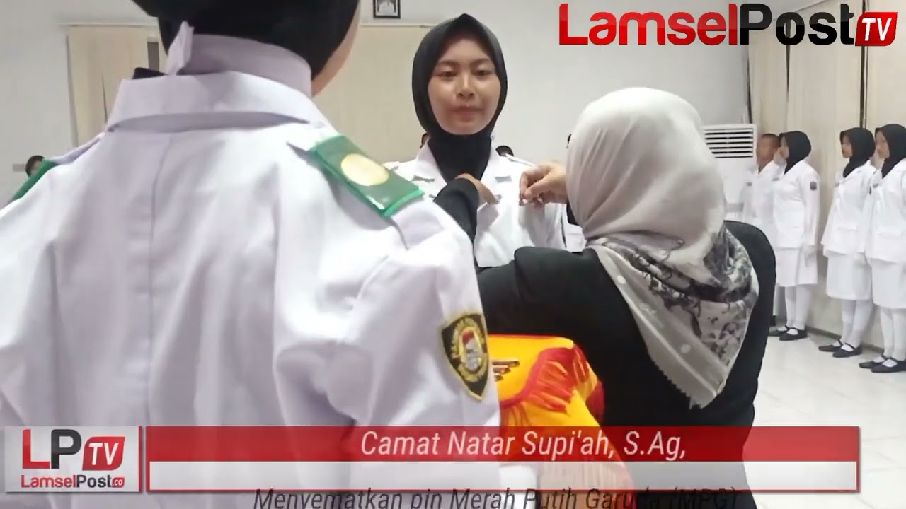 PENGUKUHAN PASKIBRA TINGKAT KECAMATAN NATAR TAHUN 2023