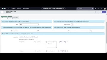 Create Incident from Inbound Action | ServiceNow
