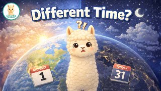 Time Zones,  Days, Months, Years & Time  Explained for Kids ⏰🌍 | How Time Works