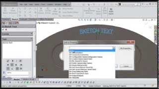 SOLIDWORKS Tutorial: Linking a custom property to Sketched Text