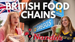 Trying British Fast Food Chains *as a New Zealander!!