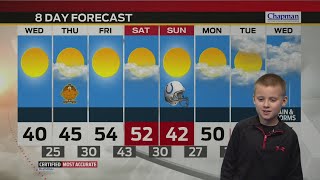 Weather kid: Brody