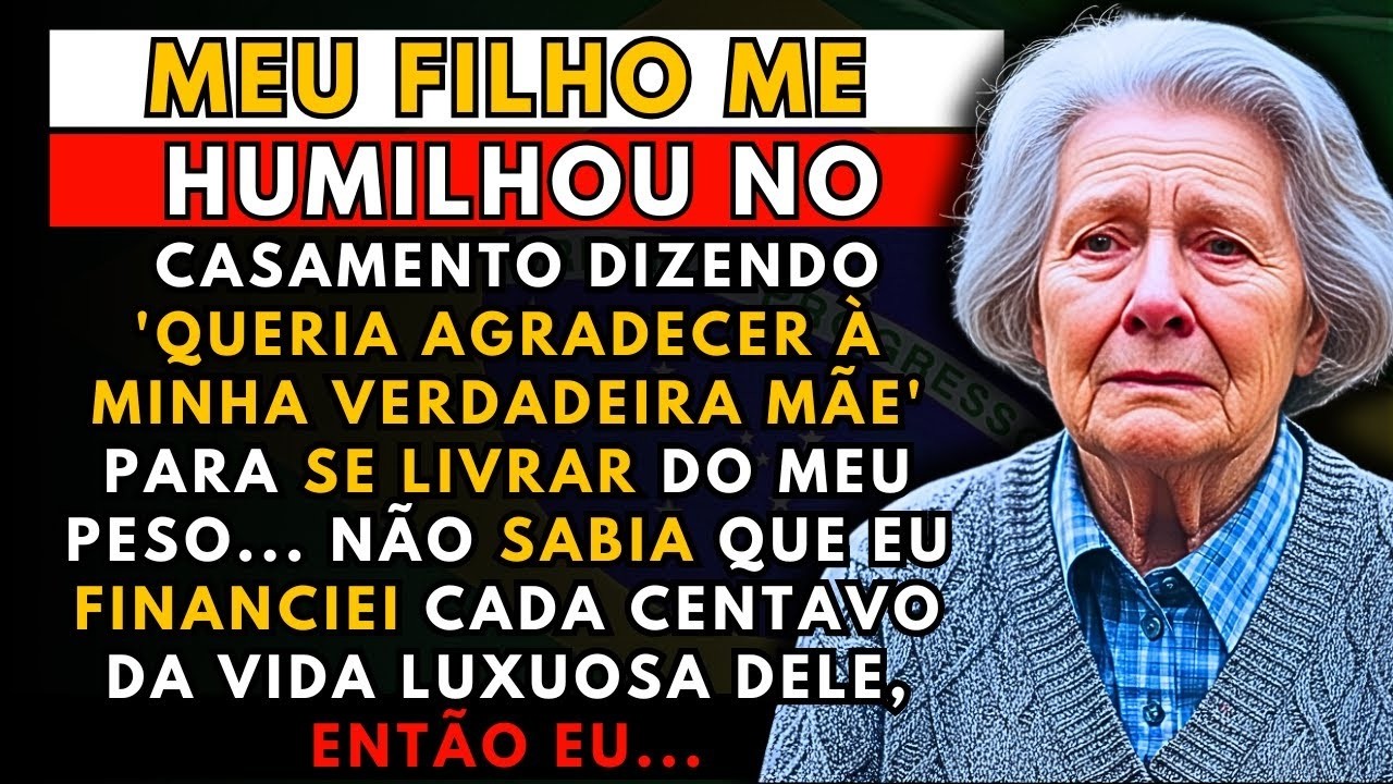 A HISTÓRIA REAL DESTA AVÓ👵Ele disse 'Quero Agradecer à Minha Verdadeira Mãe', Então Eu