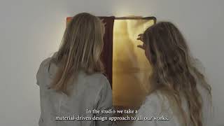 natural material studio explores light through bio-textile materials