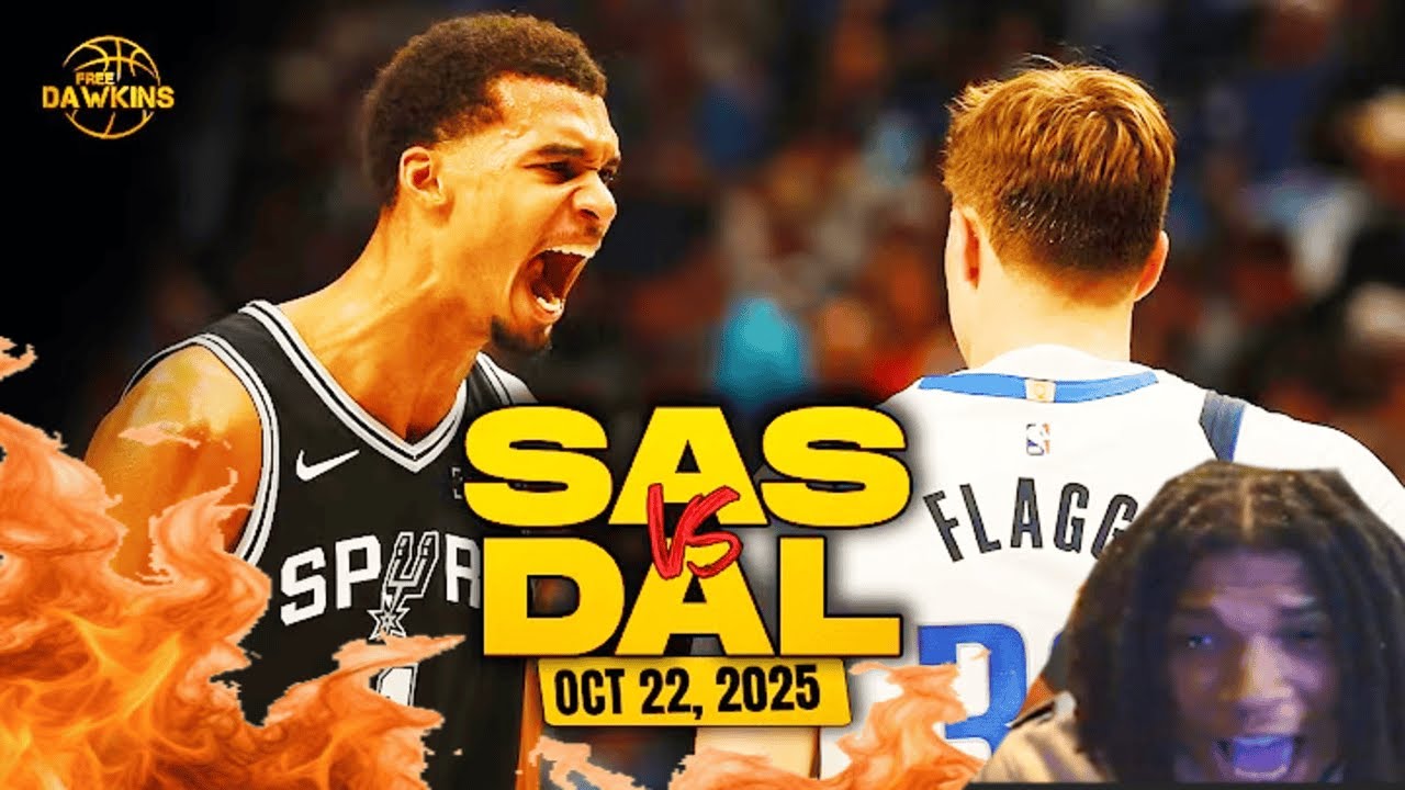 WEMBY IS THE NEW FACE - SPURS VS MAVERICKS - REACTION