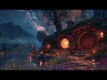Quiet night by a hobbit lakehouse  no midroll ads  quiet shire ambiance  sleep relax  6 hrs