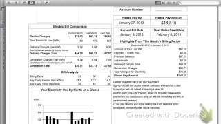 Reading Utility Bills for Home Energy Audit
