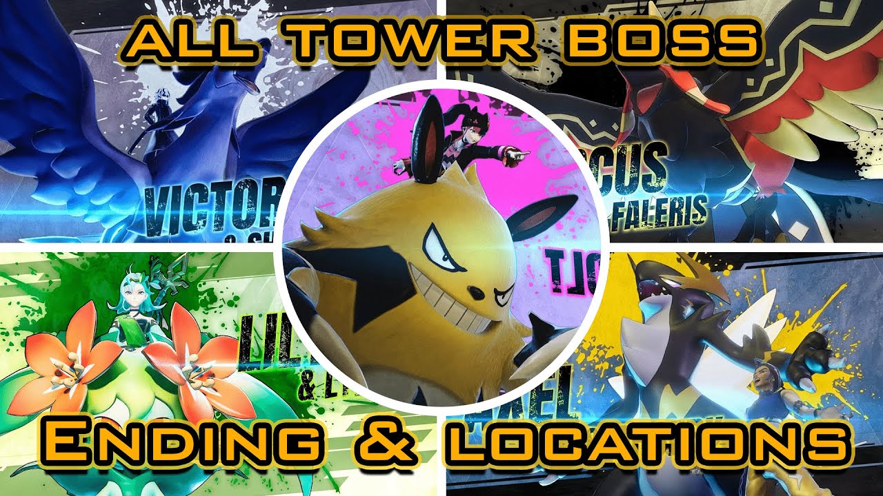 Palworld - Все боссы башен - Расположение боссов - Концовка