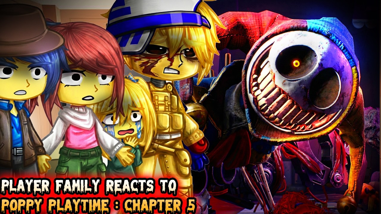 Реакция игроков на Poppy Playtime: Глава 5 || Poppy Playtime || Часть 3 || Реакция на Gacha