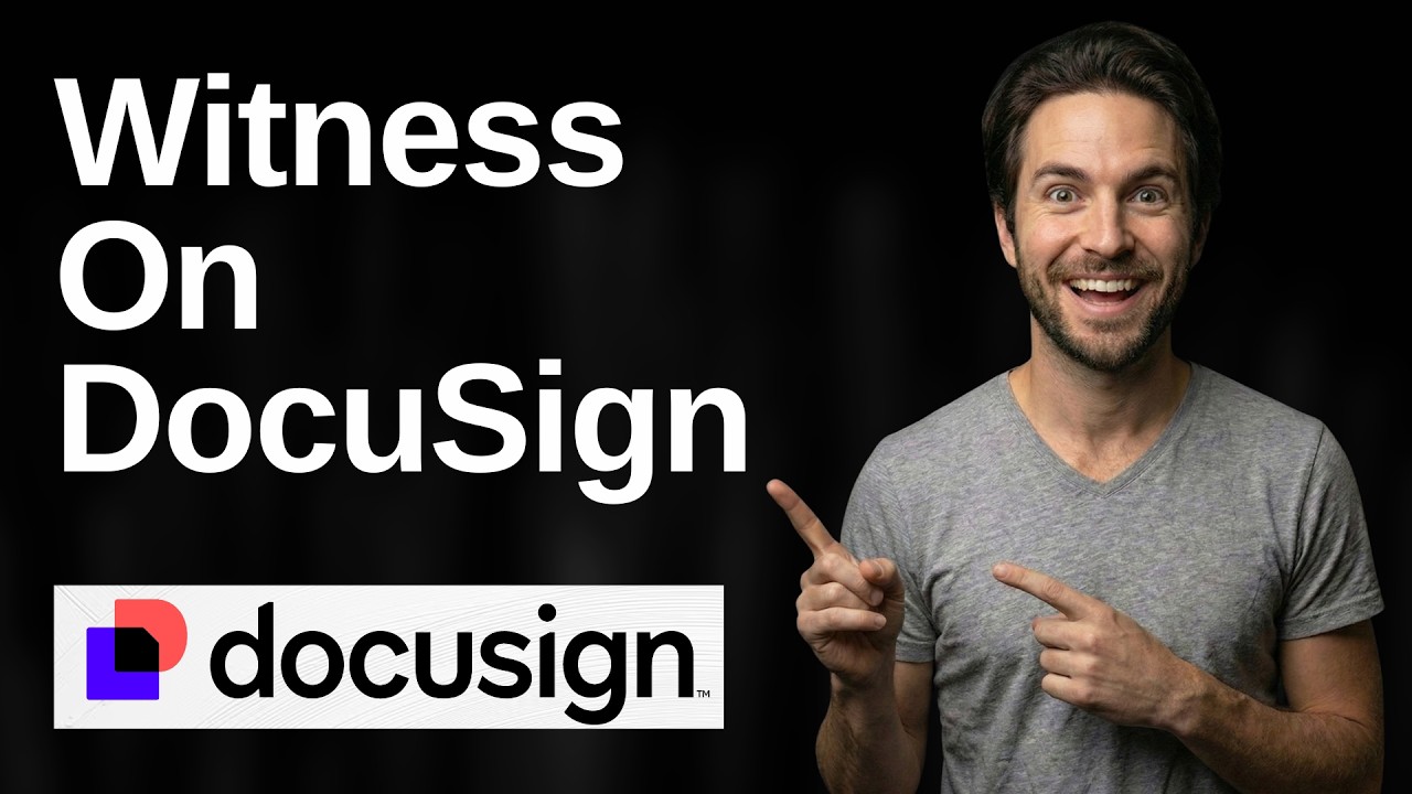 How To Witness On DocuSign (2026 Easy Guide)