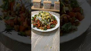 Healthy recipe #High protein sprouts chat #￼chat #￼Protein #High protein diet ￼