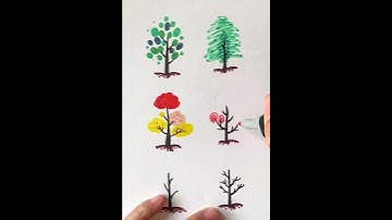 Hướng dẫn vẽ cây đơn giản