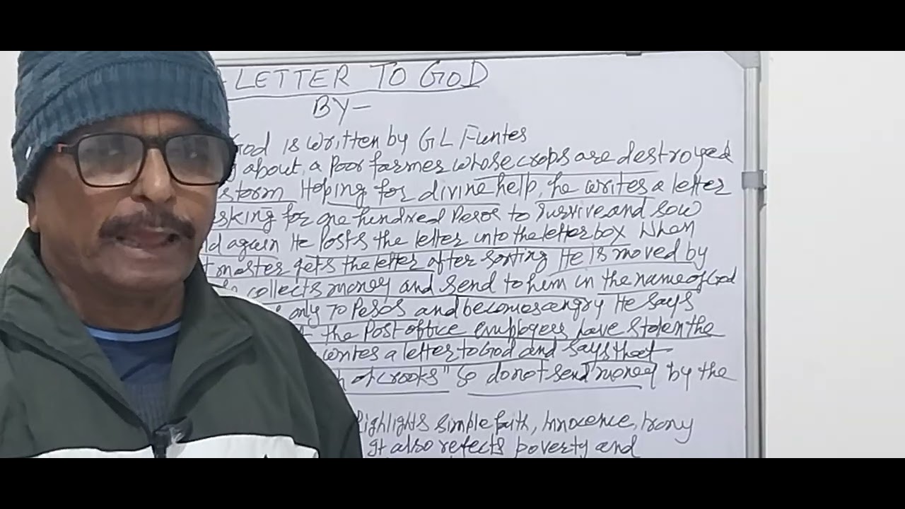 # A LETTER TO GOD .(FOR STD X ) 