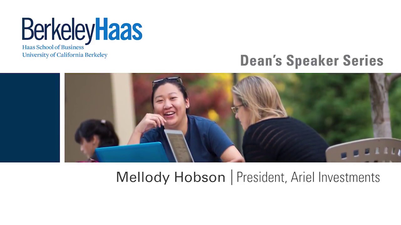 Berkeley Haas Dean's Speaker Series with Mellody Hobson
