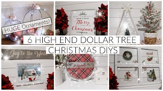 6 HIGH END DOLLAR TREE DIYS | $1 CHRISTMAS DIYS