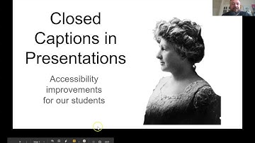 Closed Captions for Presentations: Google Slides