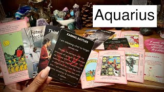 Aquarius You met this person serendipitously it was always meant to happen this way and this is why