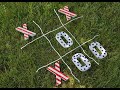 DIY Yard Tic-Tac-Toe Game