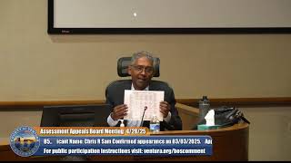 Información Assessment Appeals Board Meeting - April 28, 2025 Guía
