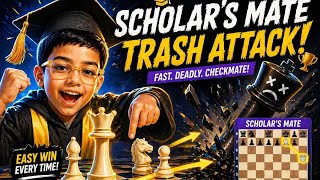 Chess Trick: Scholar’s Mate “Trash Attack” That Fools Beginners