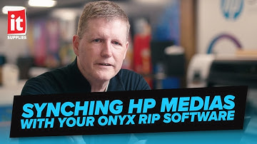 Synching HP Medias with your Onyx RIP Software