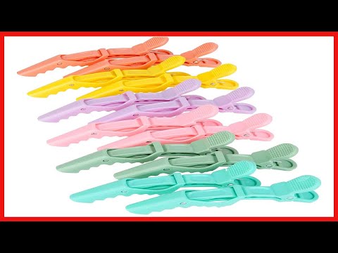 HH&amp;amp;LL Hair clips for Styling 12 pcs – Wide Teeth &amp;amp; Double-Hinged Design – Alligator Styling