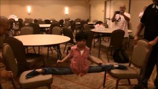 Jade's Epic Split - Little Boy wants to be like Van Damme