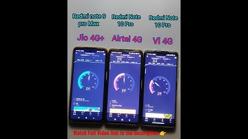 ⚡Jio 4g vs Vi 4g vs Airtel 4g internet speed test | ⚡Jio Vs Vodafone idea Vs Airtel speed test 2022