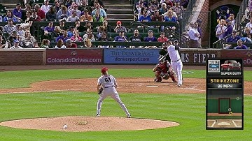 ARI@COL: Tulo launches a high home run to left field