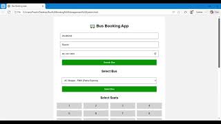 Bus booking app project  screenshot 4