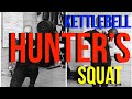 Kettlebell Hunter's Squat - aka tactical lunge - static version