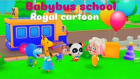 Kids Learn School Bus Safety Tips| Sheriff Labrador |Kids Cartoons |BabyBus TV royal cartoon 🚌🚌🚌🚌