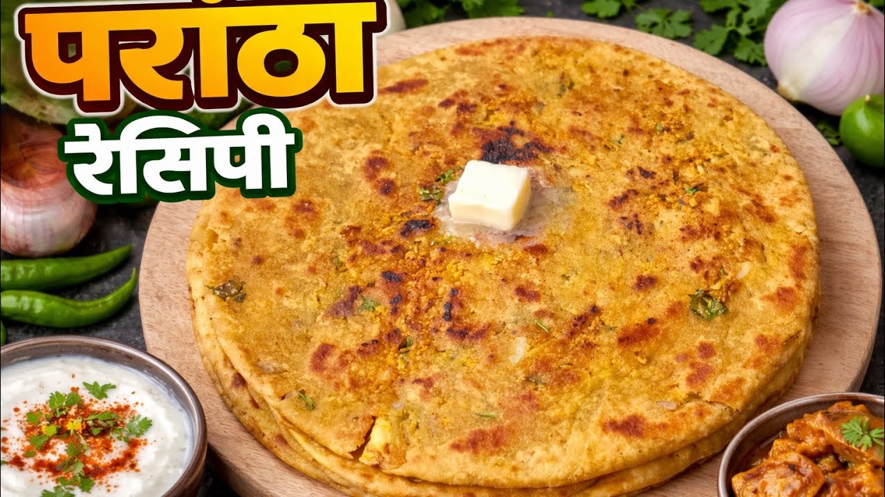  Ep - 1Gobhi Paratha Recipe | Crispy & Soft Gobi Paratha | Paratha Series |