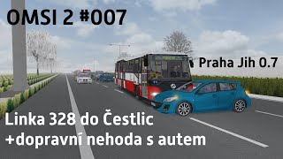 OMSI 2 #006 | Praha Jih V 0.7 | Naboural jsem auto? Linka 328 do Čestlic se Sorkou BN 12 DPP