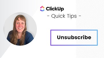 ClickUp Unsubscribe
