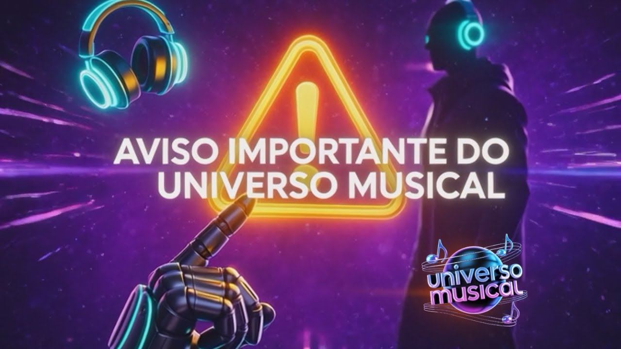 🎧 Universo Musical, Aviso do canal 