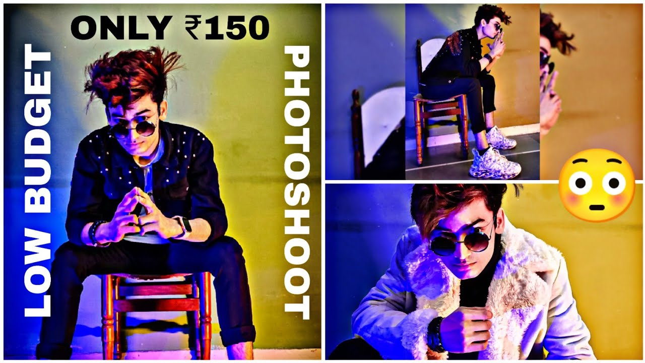 Only ₹150 low budget photoshoot at home YouTube