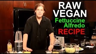 Video Thumbnail for Raw Food Recipe Fettuccine Alfredo / Beginners