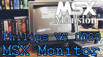 MSX Mansion - The Philips New Media Systems VS0080 Monitor