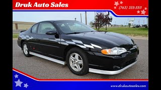 2001 Chevy Monte Carlo SS * Pace Car * Like New*  www.DrukAutoSales.com