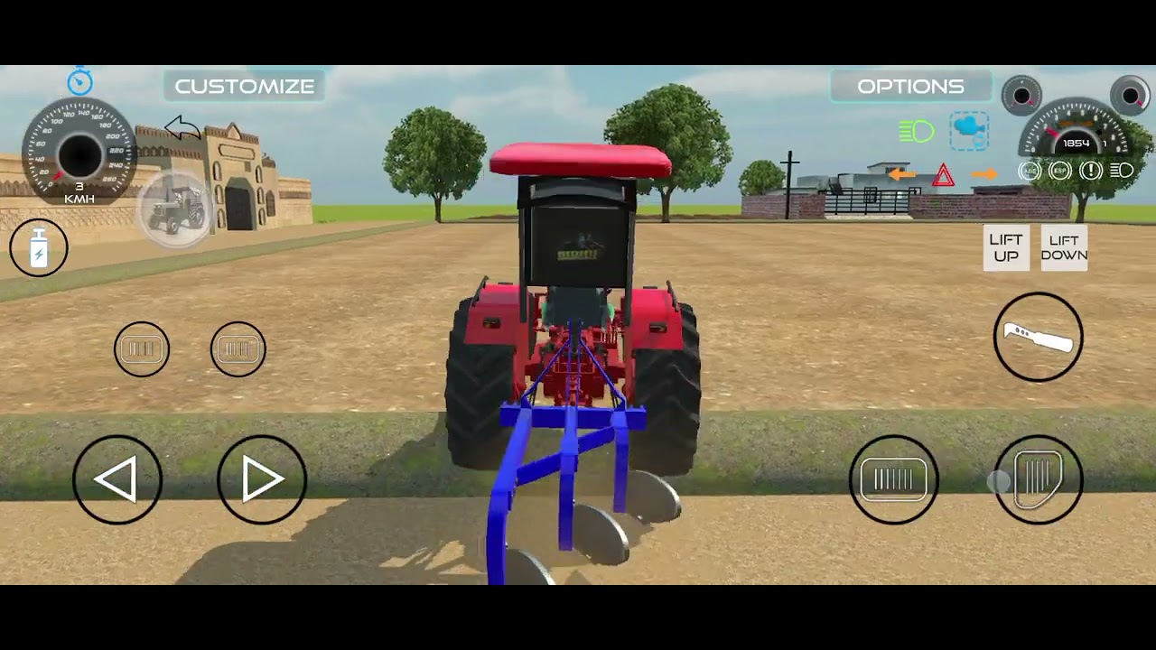 आज मेने खेत पर ट्रैक्टर से पलव निकाला 💥🥰💫